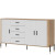 Фото комода DANTE DT10 LIVEO дуб кремона торро / білий / чорні ручки