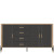 Фото комода DANTE DT10 LIVEO дуб кремона торро / антрацит / золоті ручки – вигляд спереду