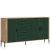 Фото комода DANTE DT10 LIVEO дуб кремона торро / зелений / чорні ручки – вигляд збоку