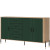Фото комода DANTE DT10 LIVEO дуб кремона торро / зелений / чорні ручки