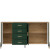 Фото комода DANTE DT10 LIVEO дуб кремона торро / зелений / золоті ручки – вигляд спереду наповнення