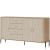Фото комода DANTE DT10 LIVEO дуб кремона торро / кашемір / золоті ручки