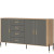 Фото комода DANTE DT10 LIVEO дуб кремона торро / сірий / золоті ручки