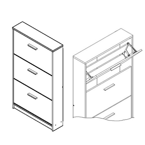 НЕПО Тумба для взуття SFB3K Гербор від фабрики Gerbor-холдинг