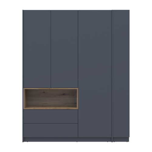 ДЕЙЛ Шафа 3 ДСП з нішею та етажеркою ДОРОС (DOROS)