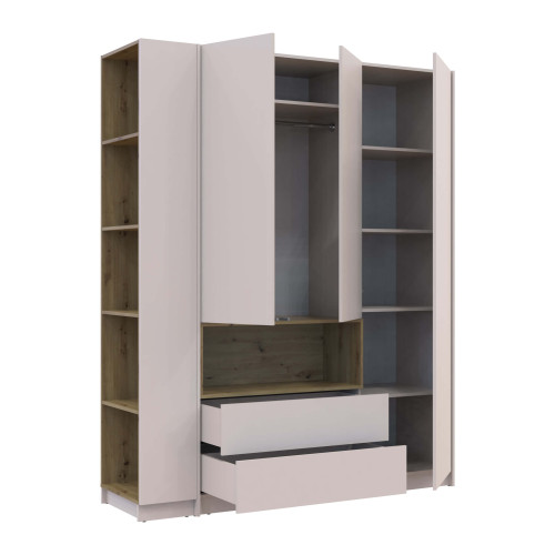 ДЕЙЛ Шафа 3 ДСП з нішею та етажеркою ДОРОС (DOROS)