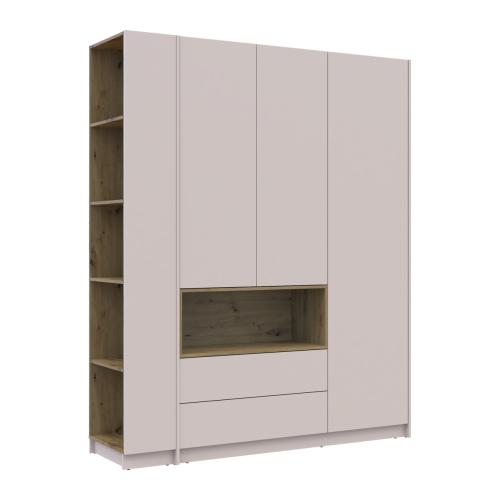 ДЕЙЛ Шафа 3 ДСП з нішею та етажеркою ДОРОС (DOROS)