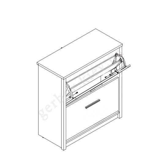 Фото тумби для взуття SZFK 2K AYSON VMV Holding – наповнення
