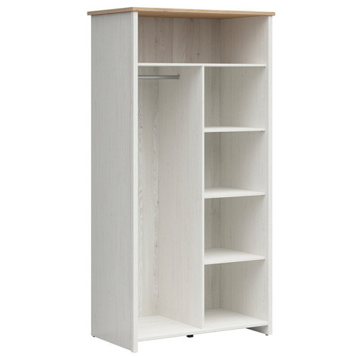 Фото комбинированного шкафа SZF2D LOKSA BRW – вид сбоку