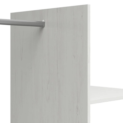 Фото комбинированного шкафа SZF2D LOKSA BRW – штанга для вешалок