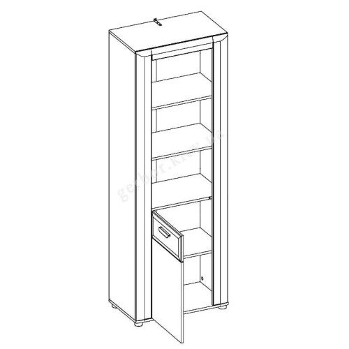 Фото стеллажа BESTO BT7 BOGFRAN – схема наполнения