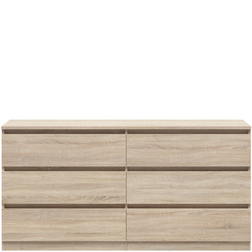 Фото комоду TETRIX kom6s BRW дуб сонома – вигляд спереду