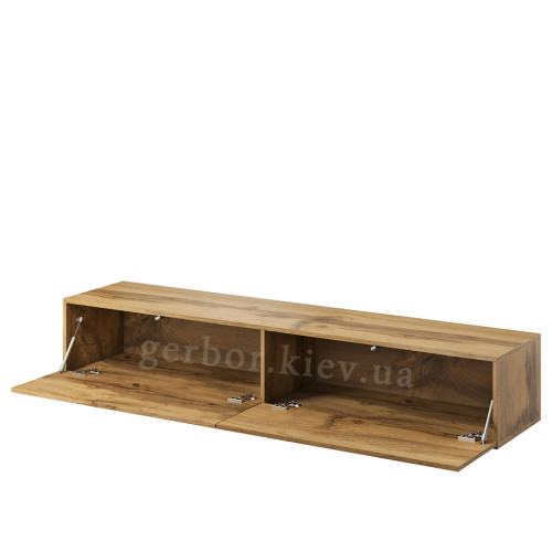 Фото наполнения навесной тумбы ТВ VIGO CAMA MEBLE 180 дуб вотан