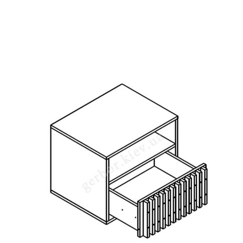 Фото спальні БРУС Гербор – схема наповнення приліжкової тумбочки