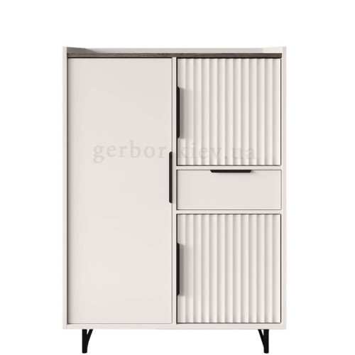 Фото тумби ФРЕСКО REG3D1S БРВ (ВМК) кашемір / каштан арвадонна мінк