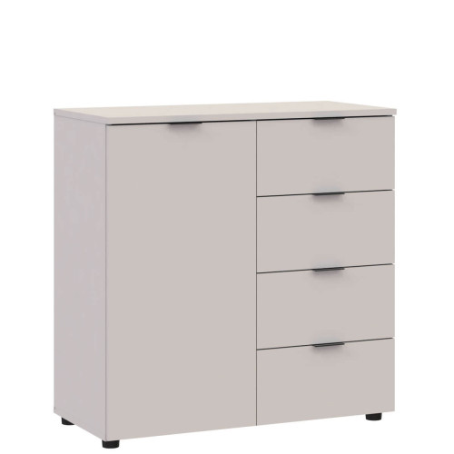 Фото комода РОН 1 ДОРОС (DOROS) 1Д 4Ш кашемір – вигляд збоку