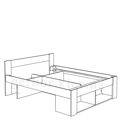 На фото схема кровати 160 RICO VMV Holding
