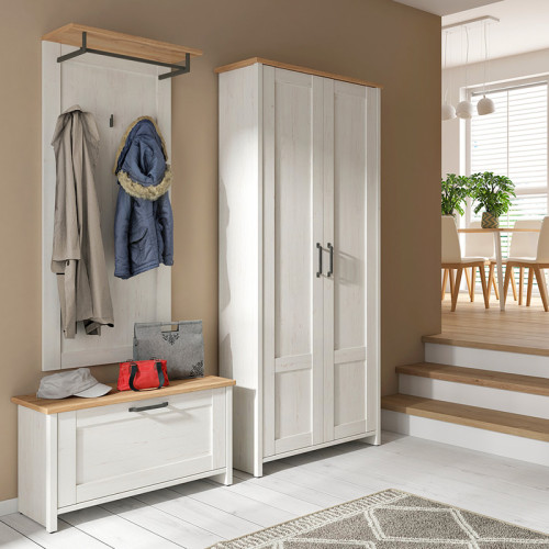 Фото вешалки WIE/60 LOKSA BRW в интерьере прихожей