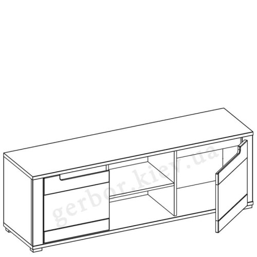 Фото тумбы ТВ YORK Y1 BOGFRAN – схема наполнения