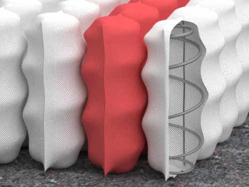 На фото пружины матраса МОНИКА ХОУМ МАТРОЛЮКС