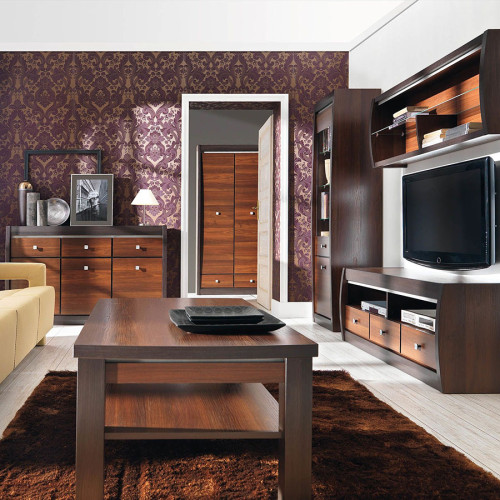 На фото комод FORREST FR5 BOGFRAN в интерьере гостиной