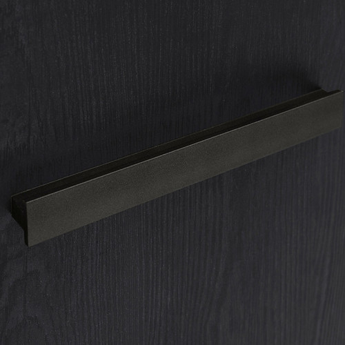 Фото ручки витрины BALIN REG1W BRW дуб монастери / дуб черный