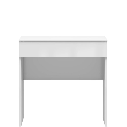 Фото туалетного столика TETRIX TOL1S BRW білий глянець – вигляд спереду