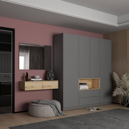 ЛЕВІЯ Стіл туалетний навісний 2Ш ДОРОС (DOROS)